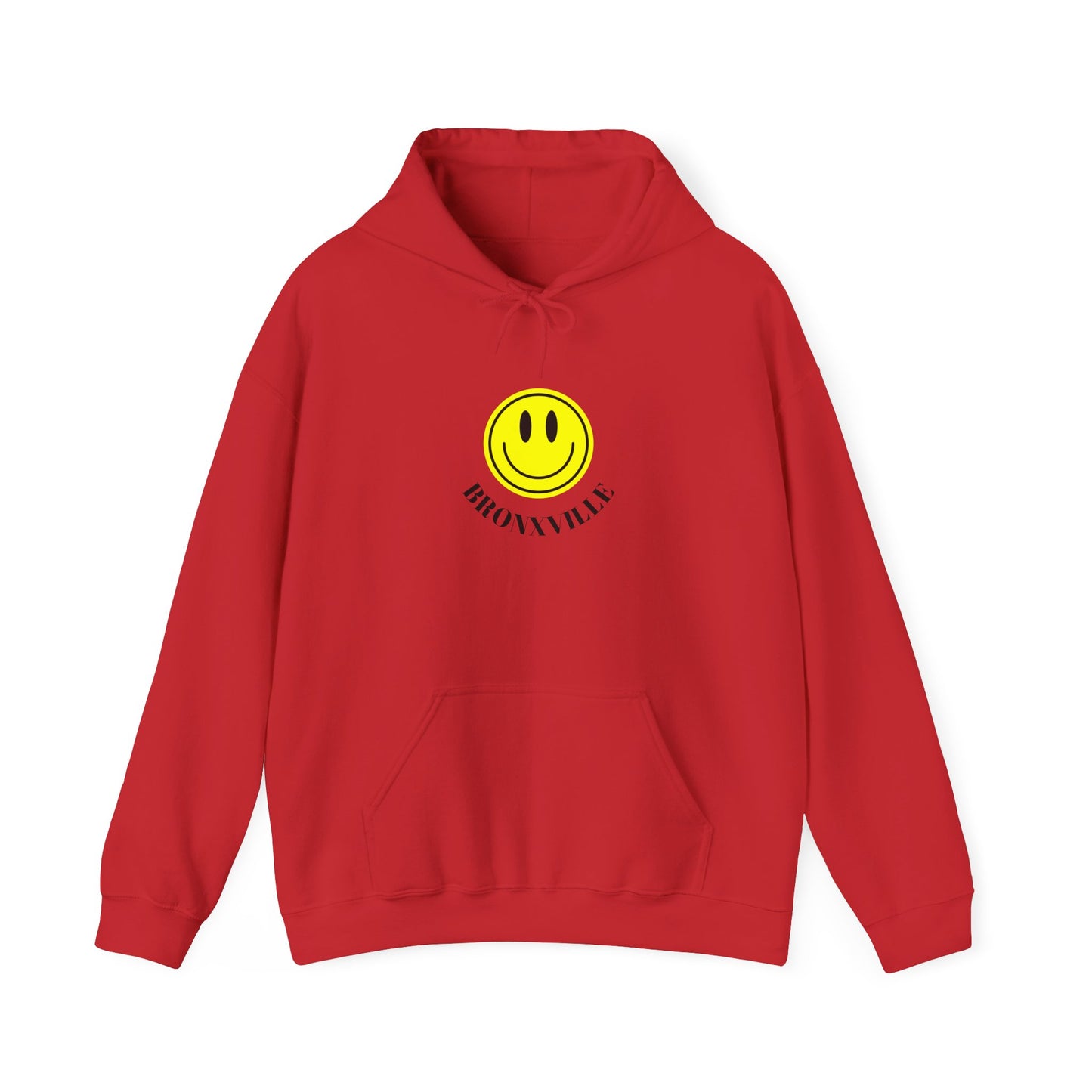 Yellow Smiley Bronxville Unisex Heavy Blend™ Hooded Sweatshirt