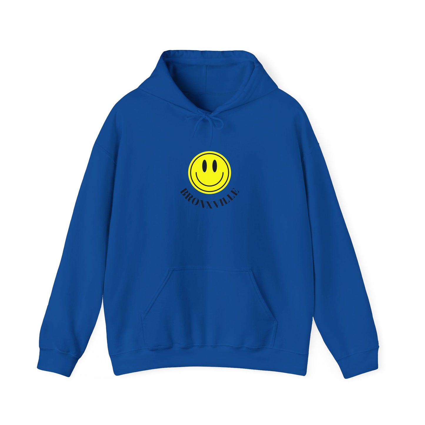 Yellow Smiley Bronxville Unisex Heavy Blend™ Hooded Sweatshirt