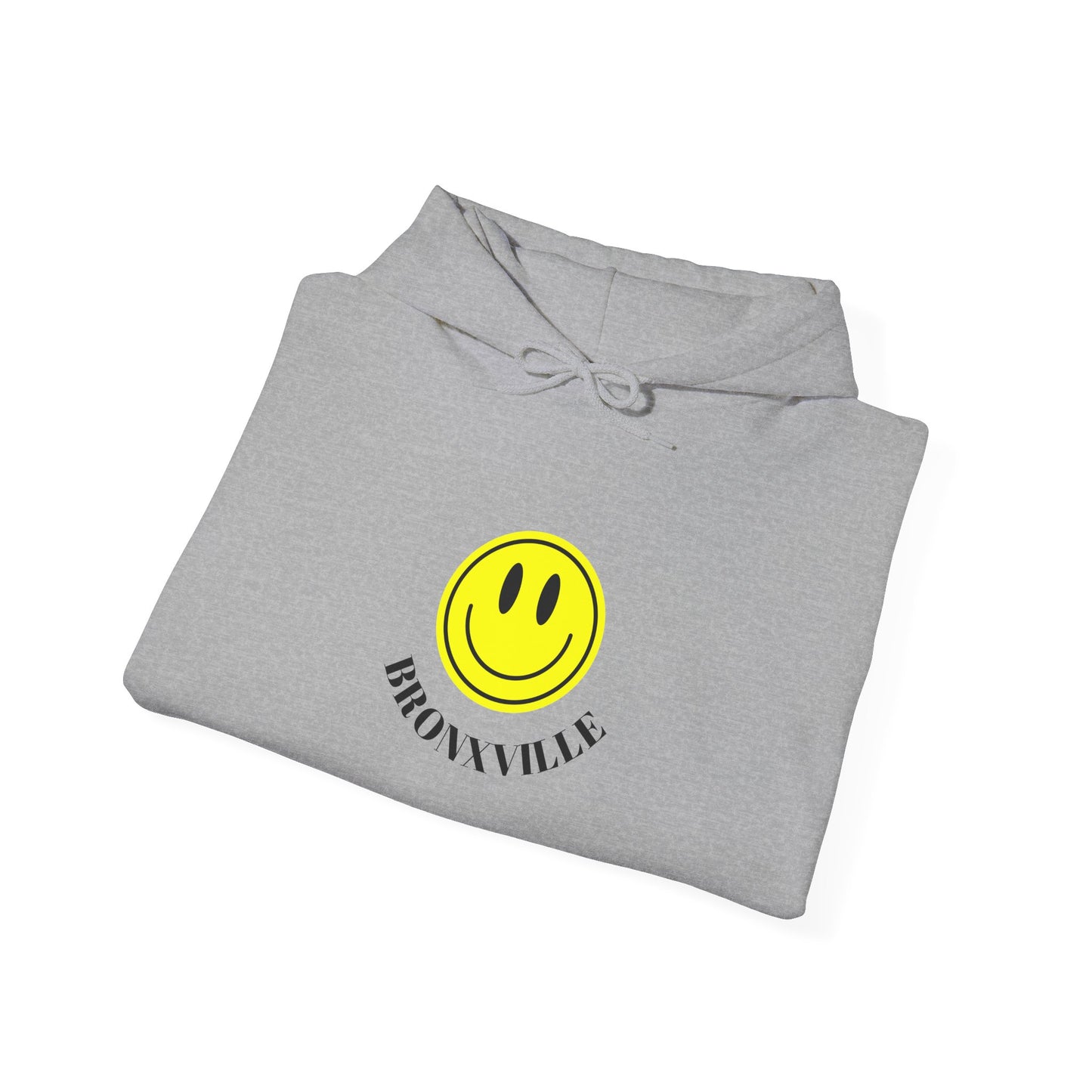 Yellow Smiley Bronxville Unisex Heavy Blend™ Hooded Sweatshirt