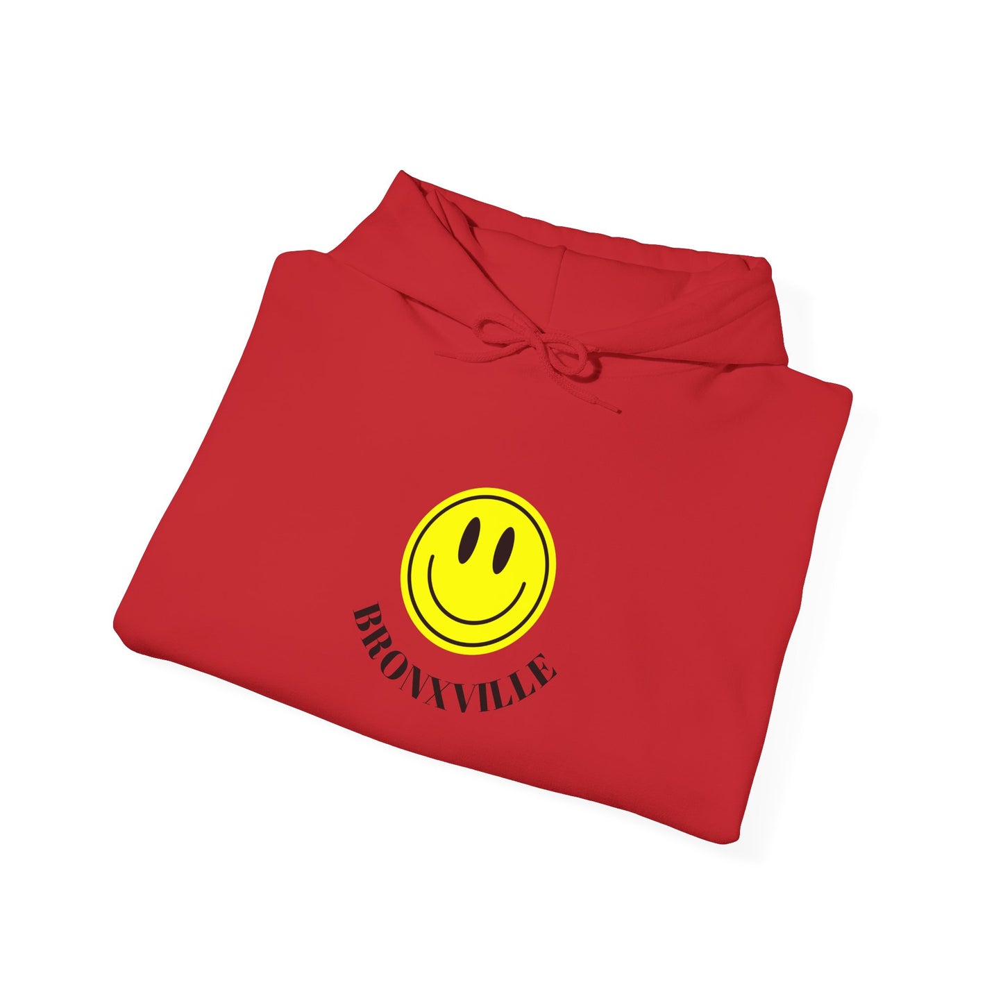 Yellow Smiley Bronxville Unisex Heavy Blend™ Hooded Sweatshirt