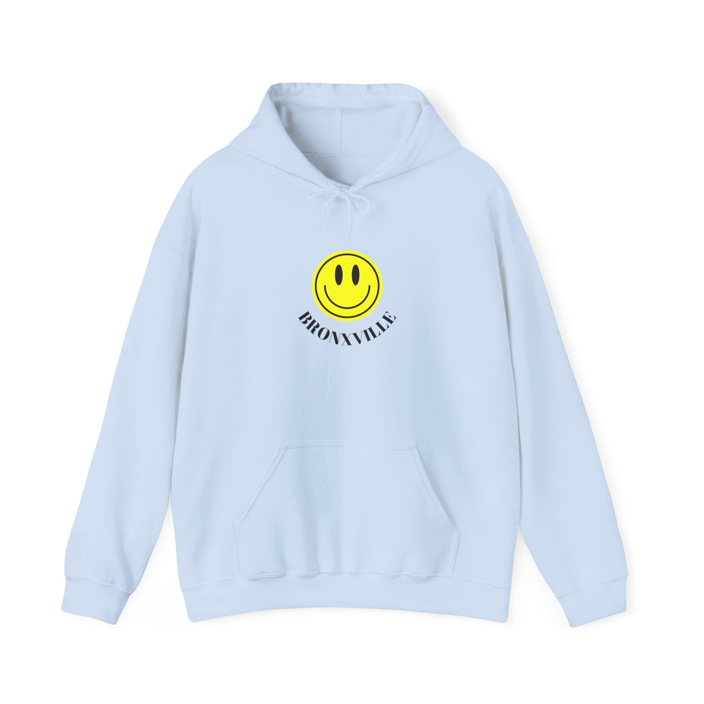 Yellow Smiley Bronxville Unisex Heavy Blend™ Hooded Sweatshirt