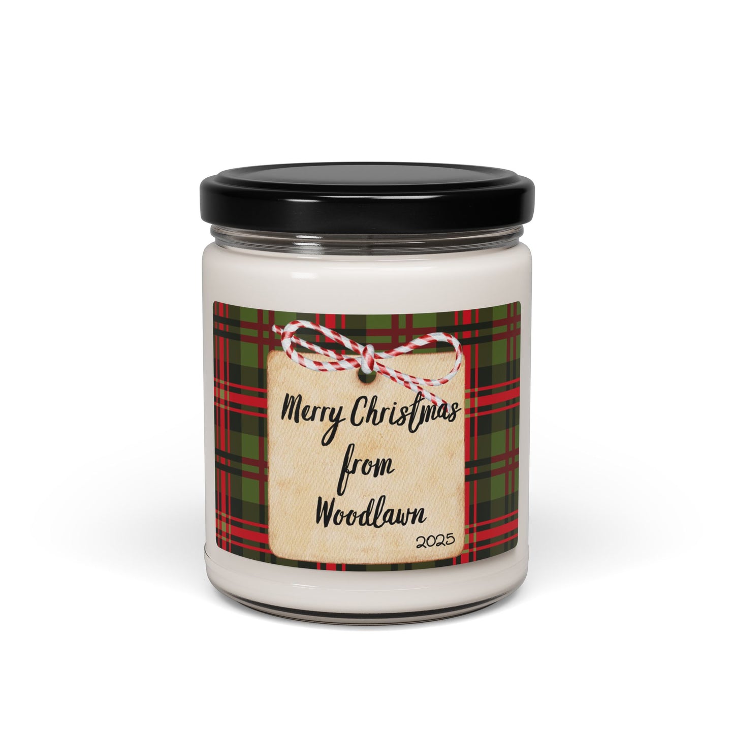 Merry Christmas from Woodlawn candle