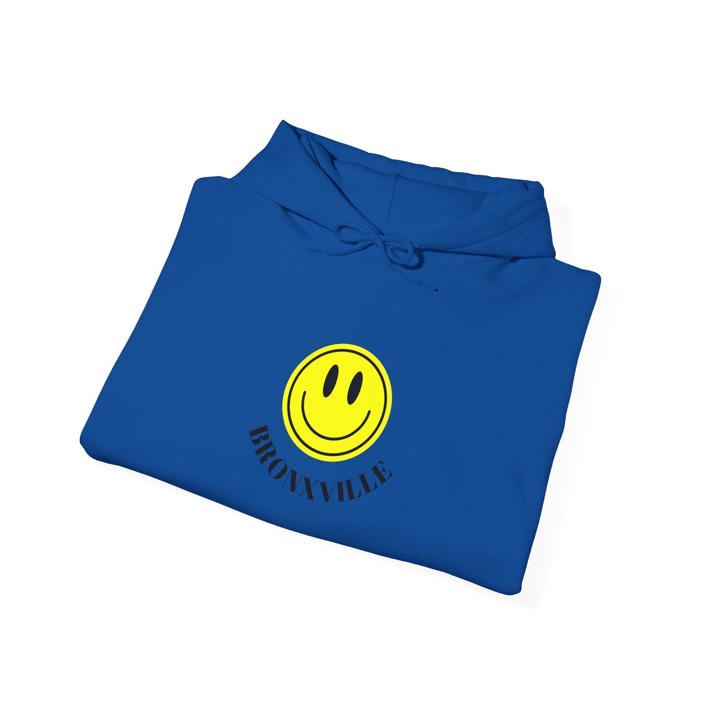 Yellow Smiley Bronxville Unisex Heavy Blend™ Hooded Sweatshirt