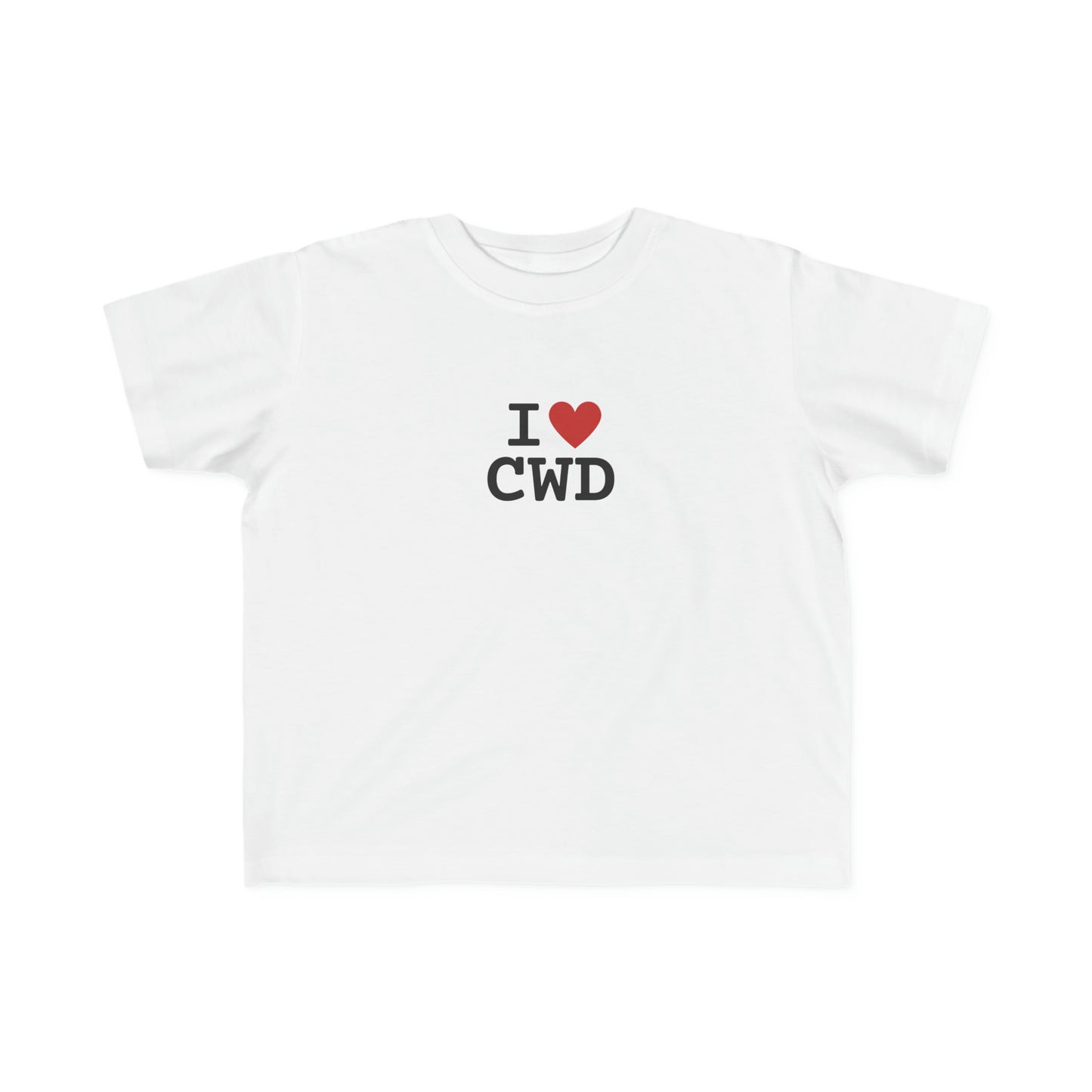 I Heart Crestwood Toddler's Fine Jersey Tee