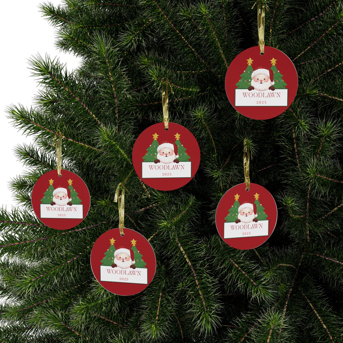 Woodawn Santa Acrylic Ornament (2025)