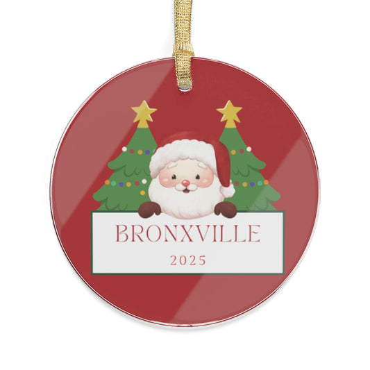 Bronxville Santa Acrylic Ornament (2025)