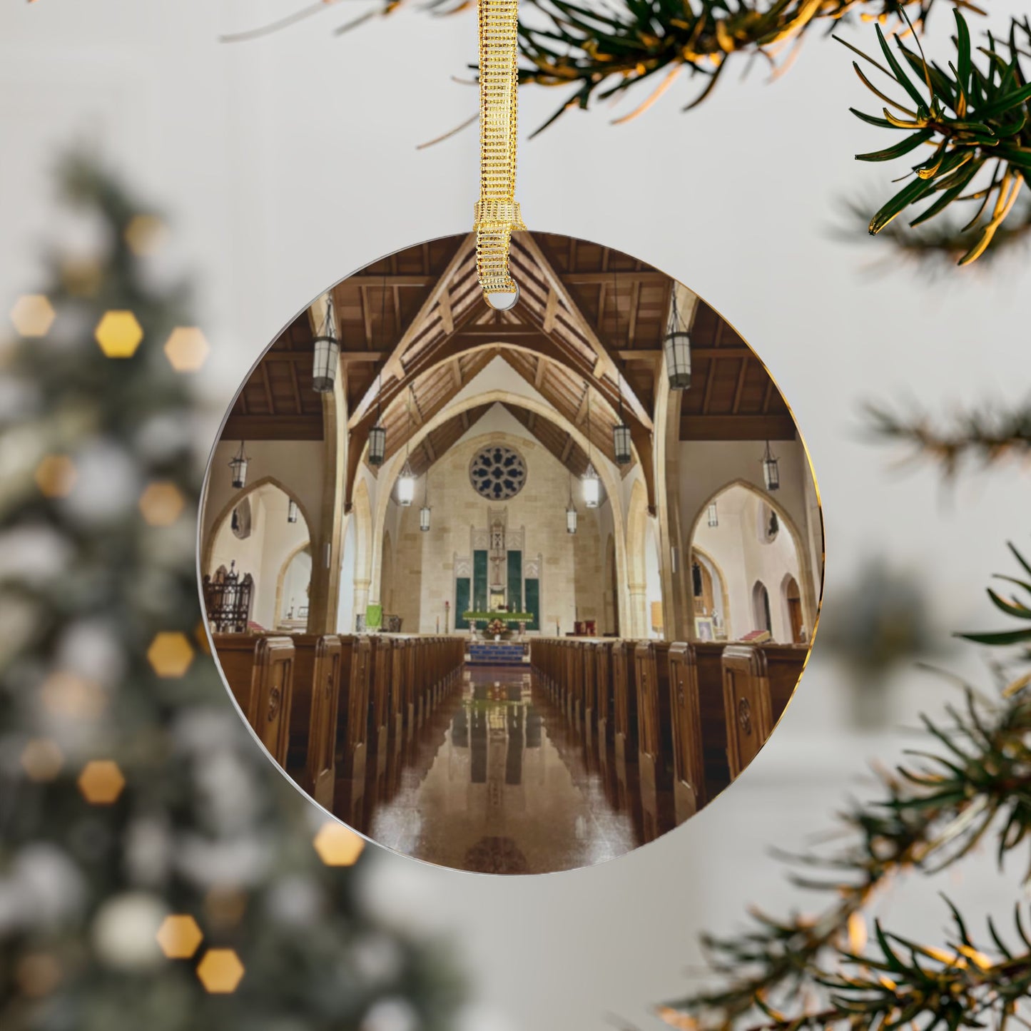 Annunciation Church Acrylic Ornament - 2024