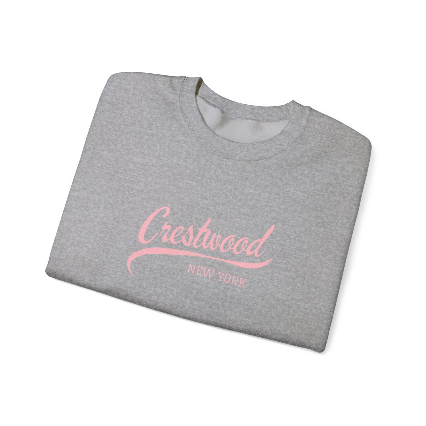 Pink Crestwood Swoosh Unisex Heavy Blend™ Crewneck Sweatshirt