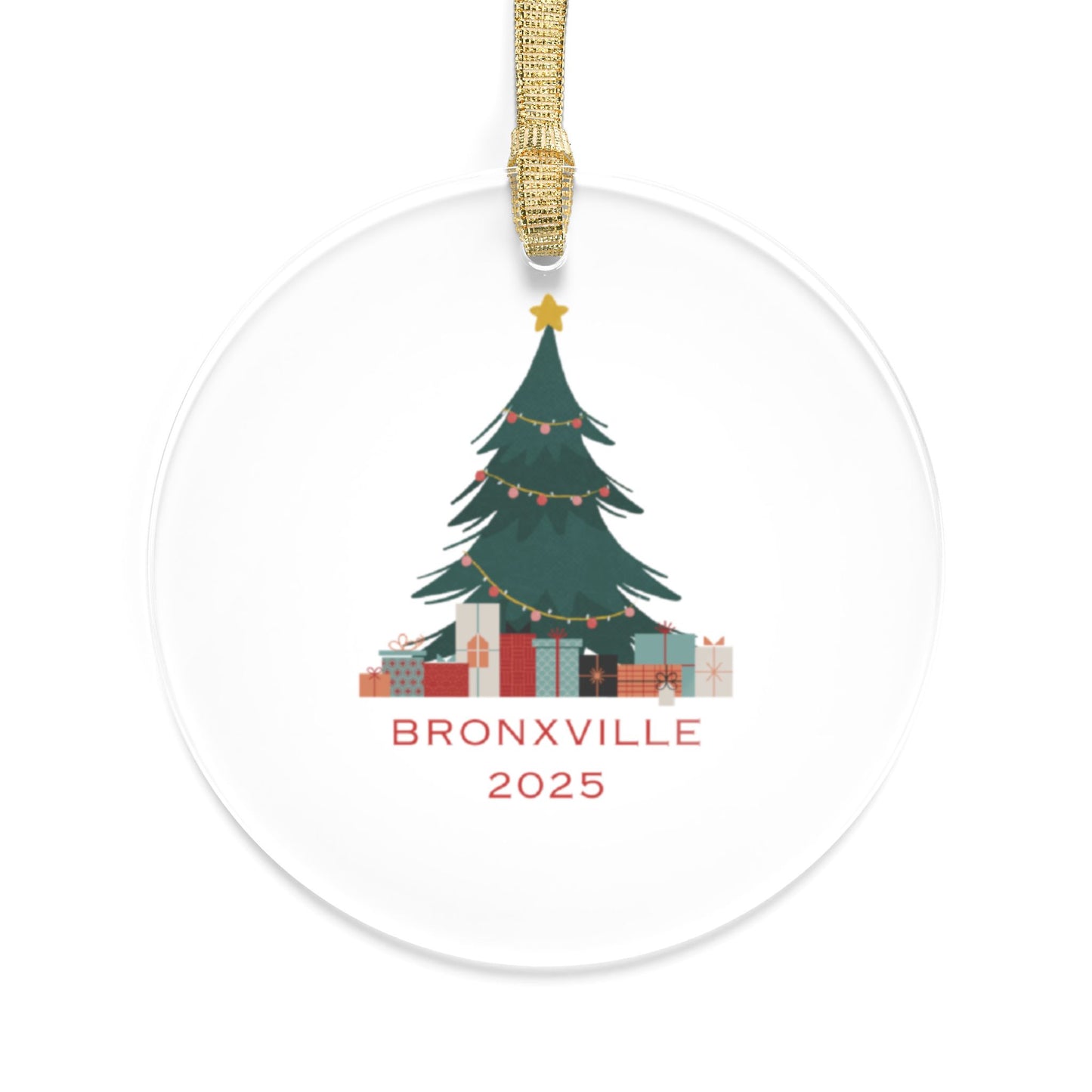 Bronxville Tree Acrylic Ornament (2025)