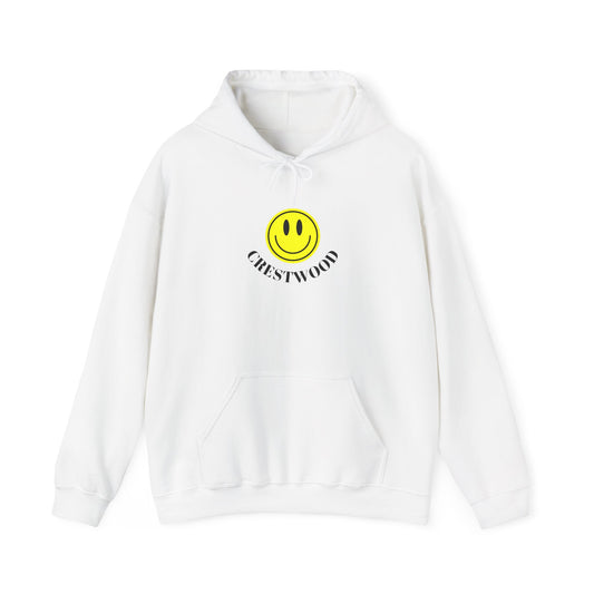 Yellow Smiley Crestwood Unisex Heavy Blend™ Hooded Sweatshirt