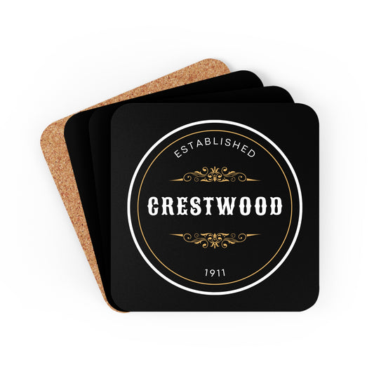 Crestwood Corkwood Coaster Set