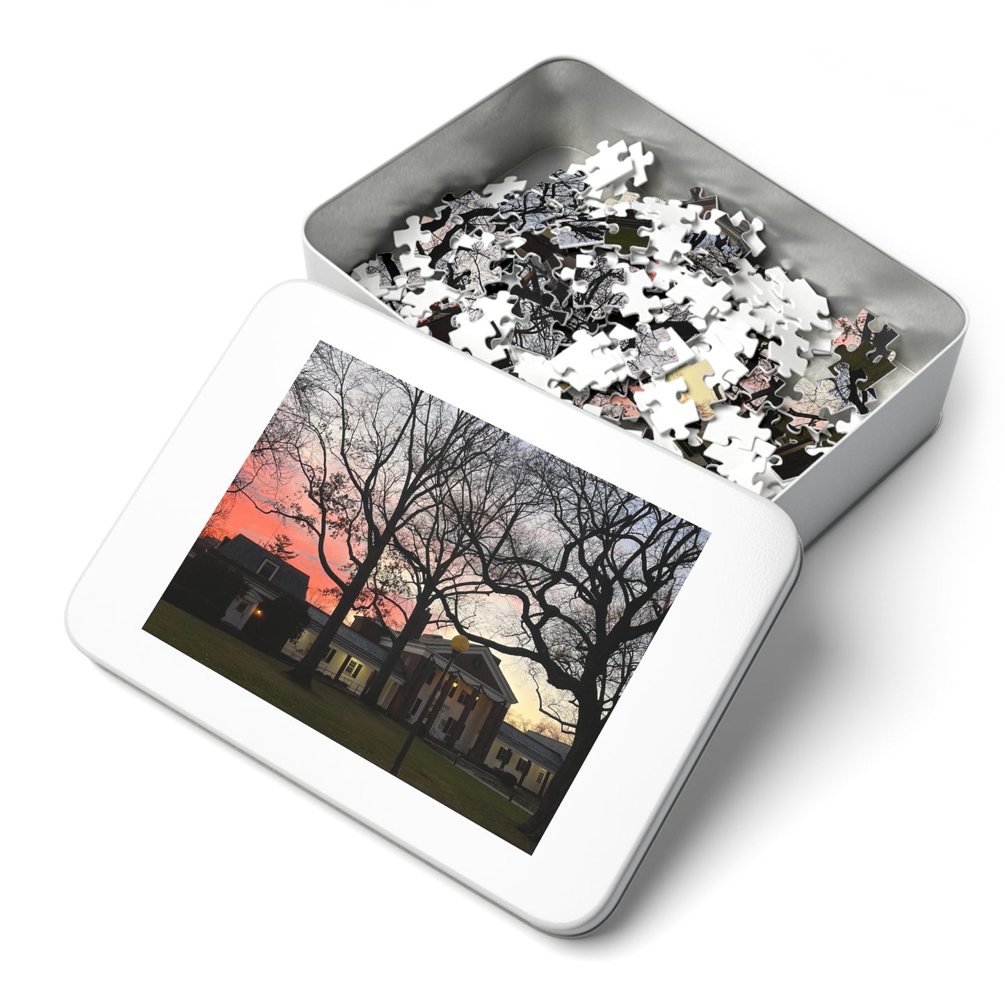 Jigsaw Puzzle: Bronxville Town Hall Sunset