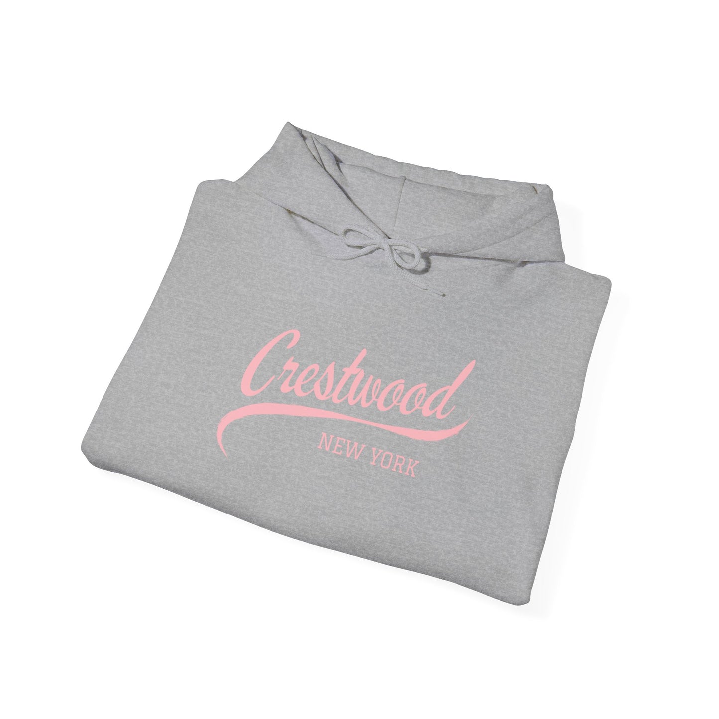 Pink Swoosh Crestwood Unisex Heavy Blend™ Hooded Sweatshirt