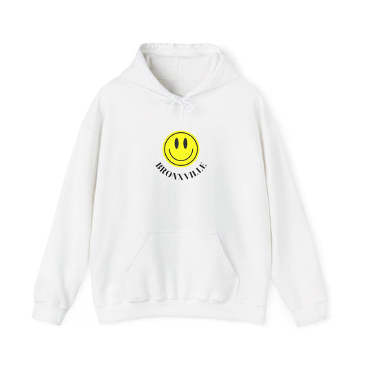 Yellow Smiley Bronxville Unisex Heavy Blend™ Hooded Sweatshirt