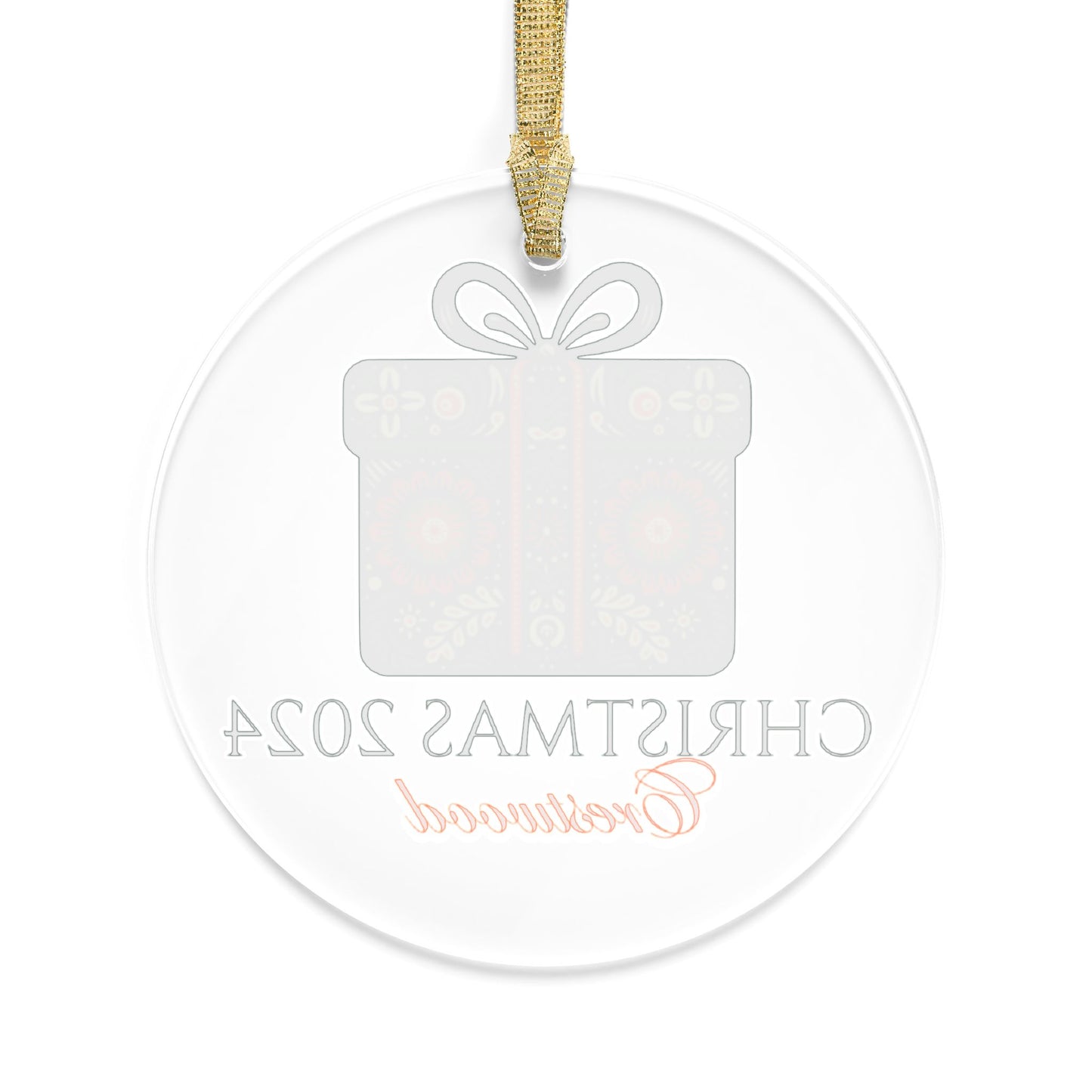 Crestwood Present Acrylic Ornament - 2024
