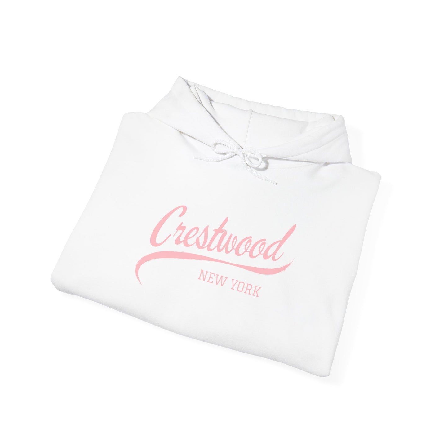Pink Swoosh Crestwood Unisex Heavy Blend™ Hooded Sweatshirt