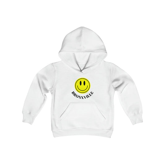 Yellow Smiley Bronxville Heavy Blend Youth Hooded Sweatshirt