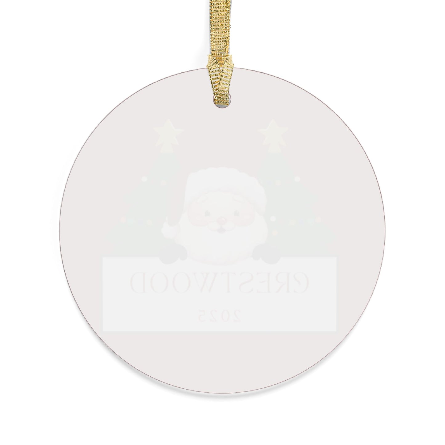 Crestwood Santa Acrylic Ornament (2025)