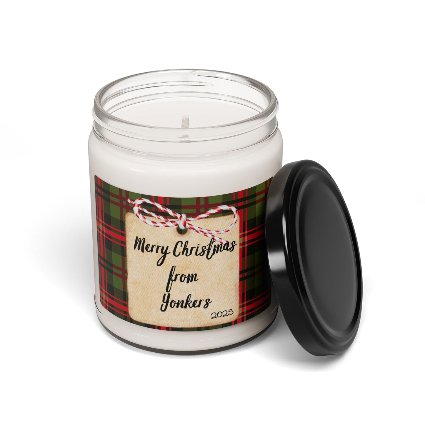 Merry Christmas from Yonkers candle