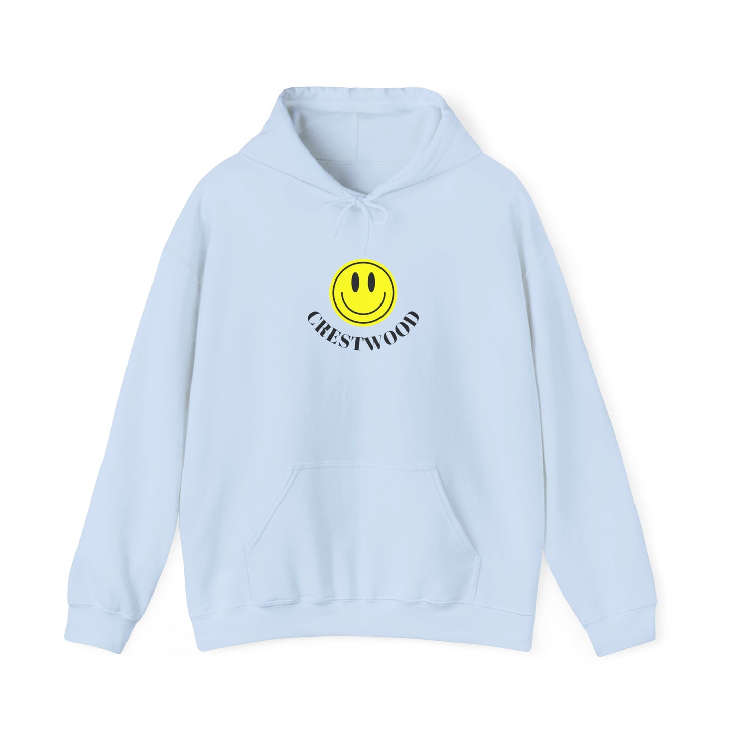 Yellow Smiley Crestwood Unisex Heavy Blend™ Hooded Sweatshirt