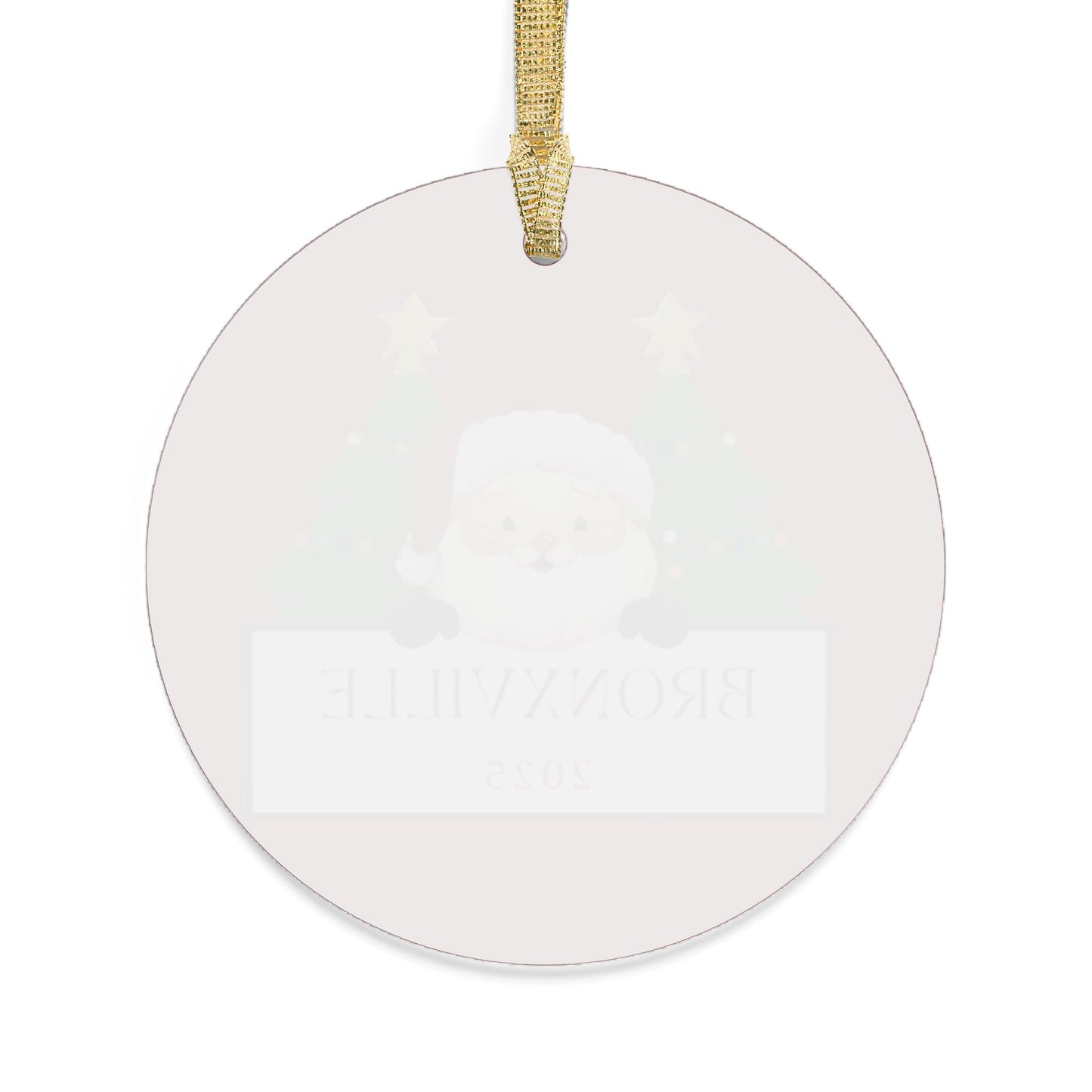 Bronxville Santa Acrylic Ornament (2025)