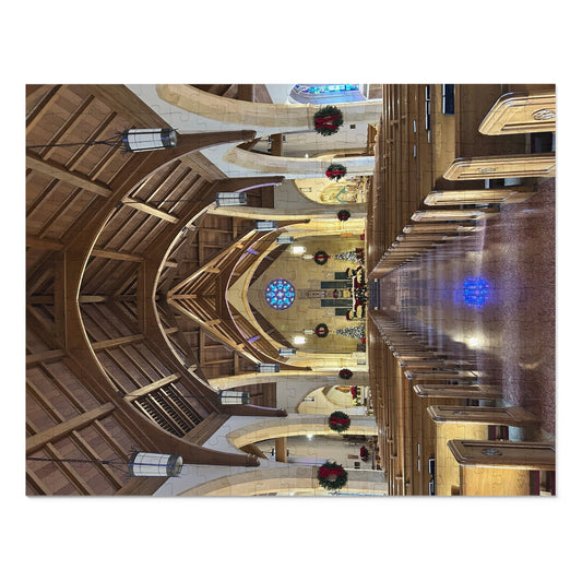 Annunciation Church Puzzle - Interior at Christmas