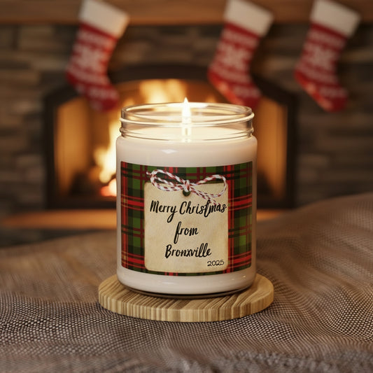 Merry Christmas from Bronxville candle