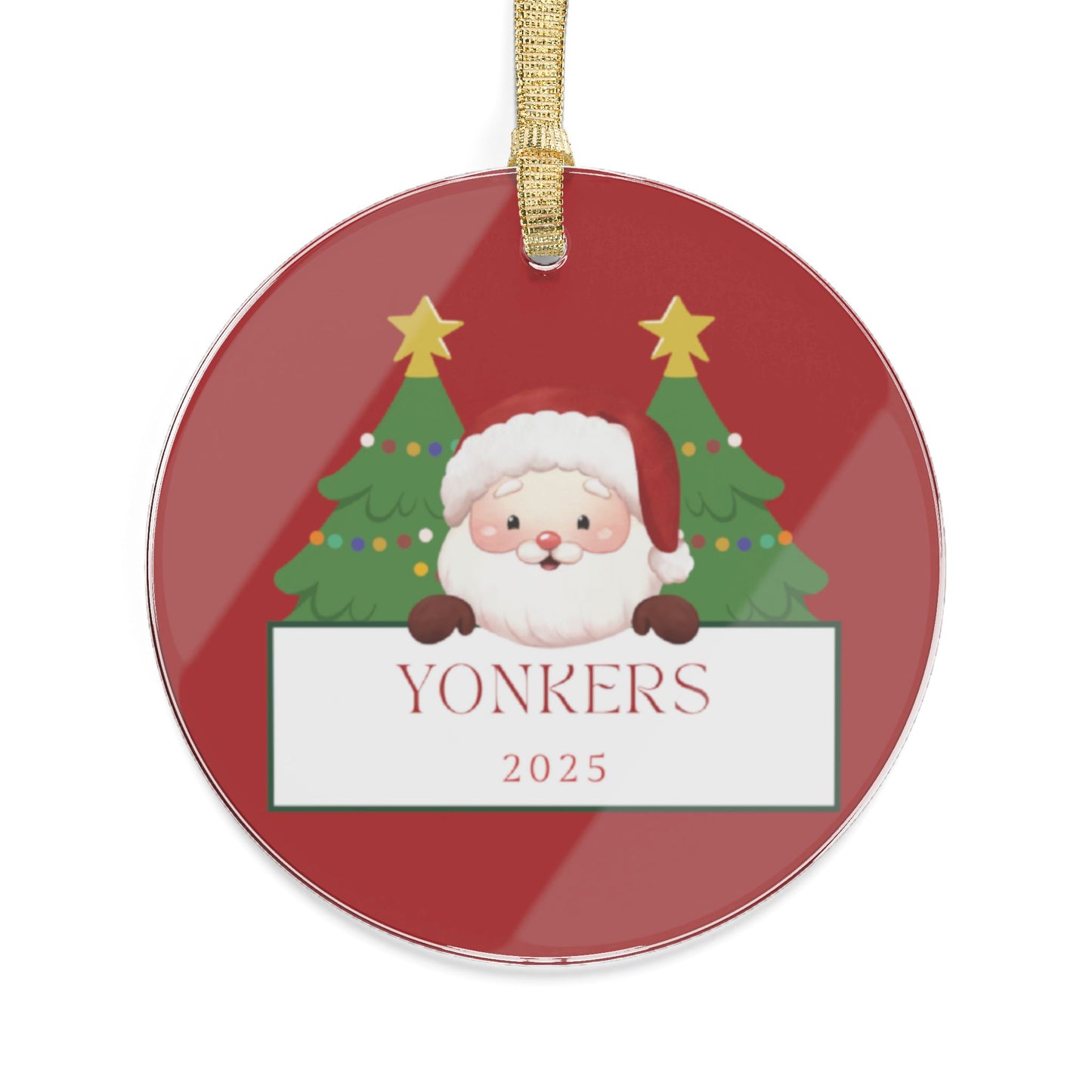 Yonkers Santa Acrylic Ornament (2025)