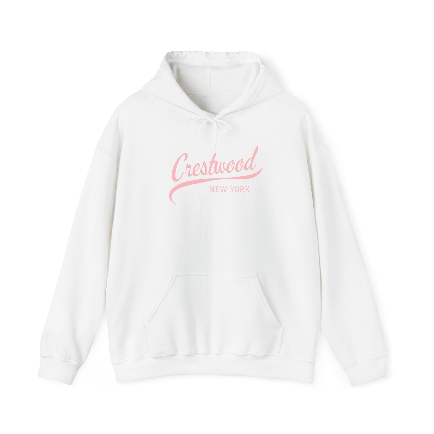 Pink Swoosh Crestwood Unisex Heavy Blend™ Hooded Sweatshirt